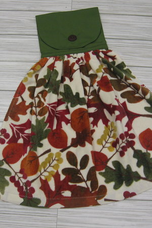 Fall Leaves Kitchen Hand Dish Tea Towel