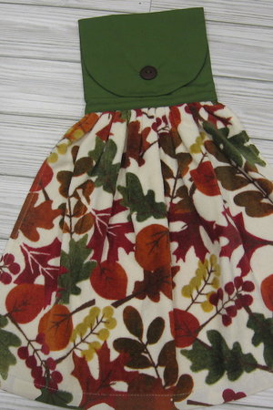 Fall Leaves Kitchen Hand Dish Tea Towel