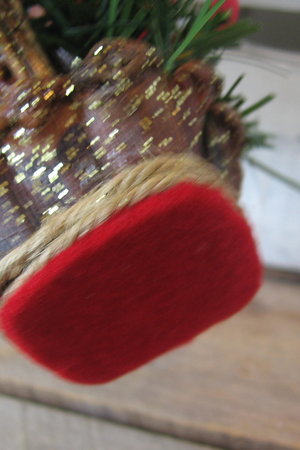 Upcycled Basket Christmas Tree Ornament