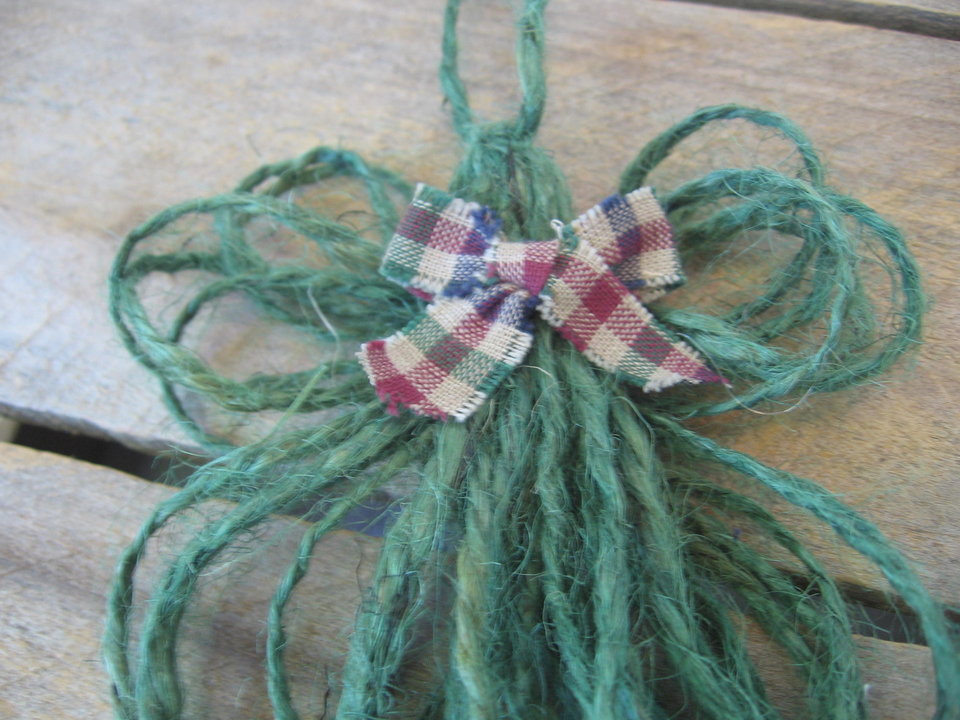 Jute Twine Hanging Angel Ornament