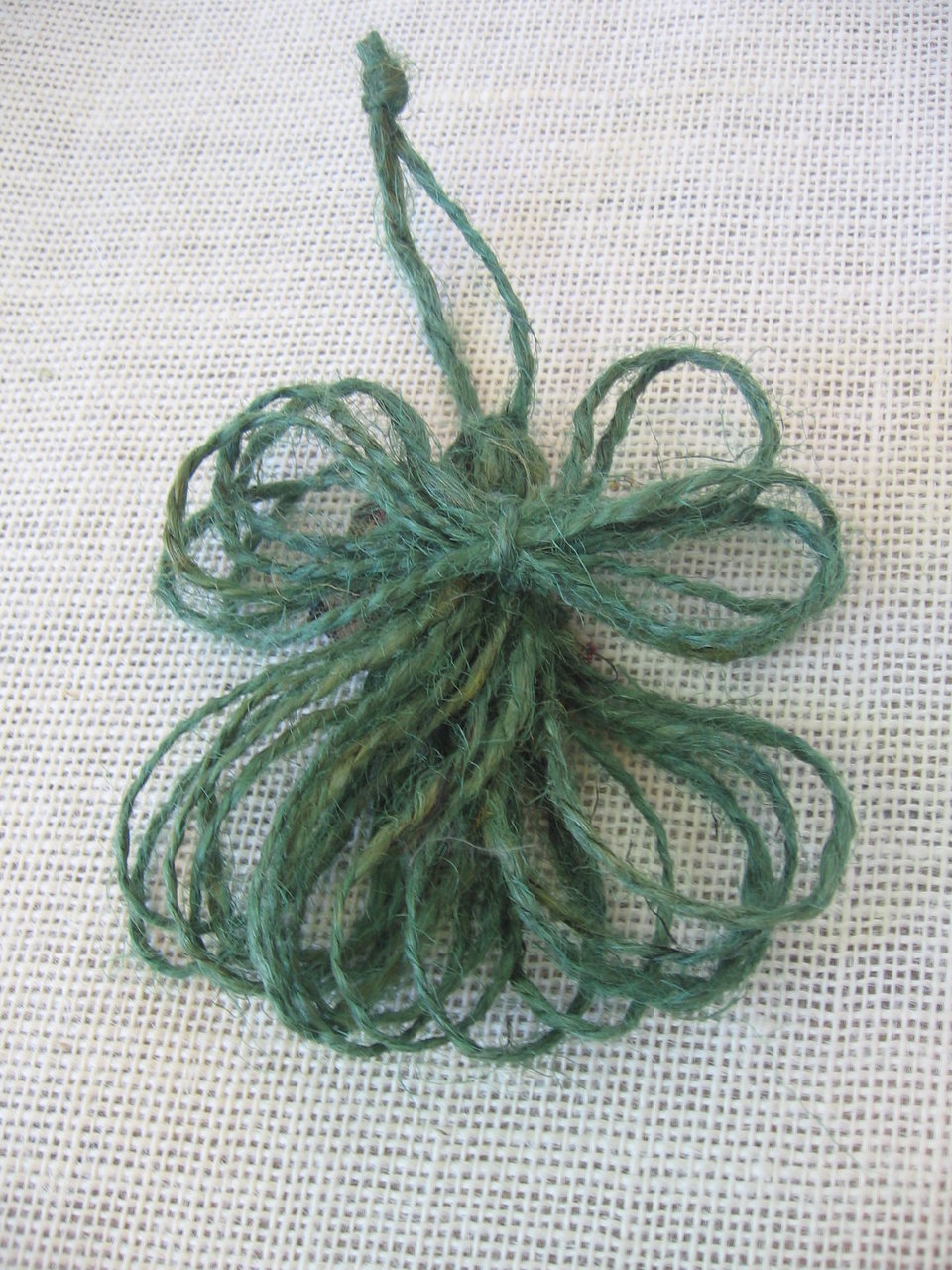 Jute Twine Hanging Angel Ornament