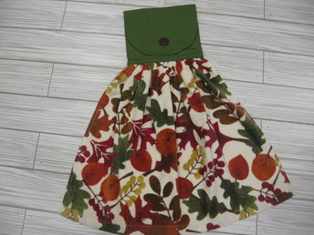 Fall Leaves Kitchen Hand Dish Tea Towel