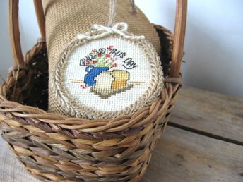 Daily Bread Cross Stitch Ornament